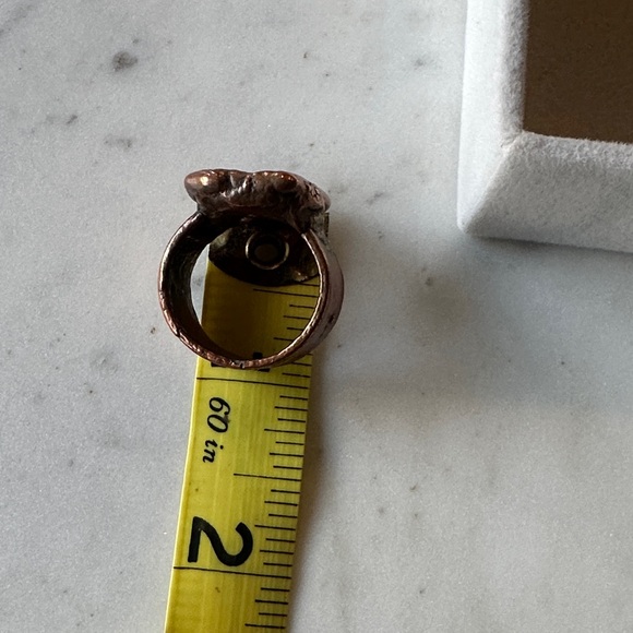 Copper Geode Ring - Picture 3 of 4